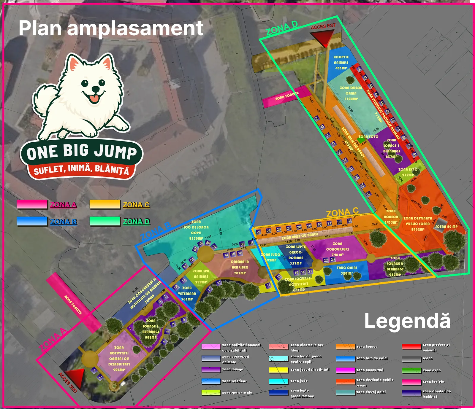 plan amplasament one big jump oradea